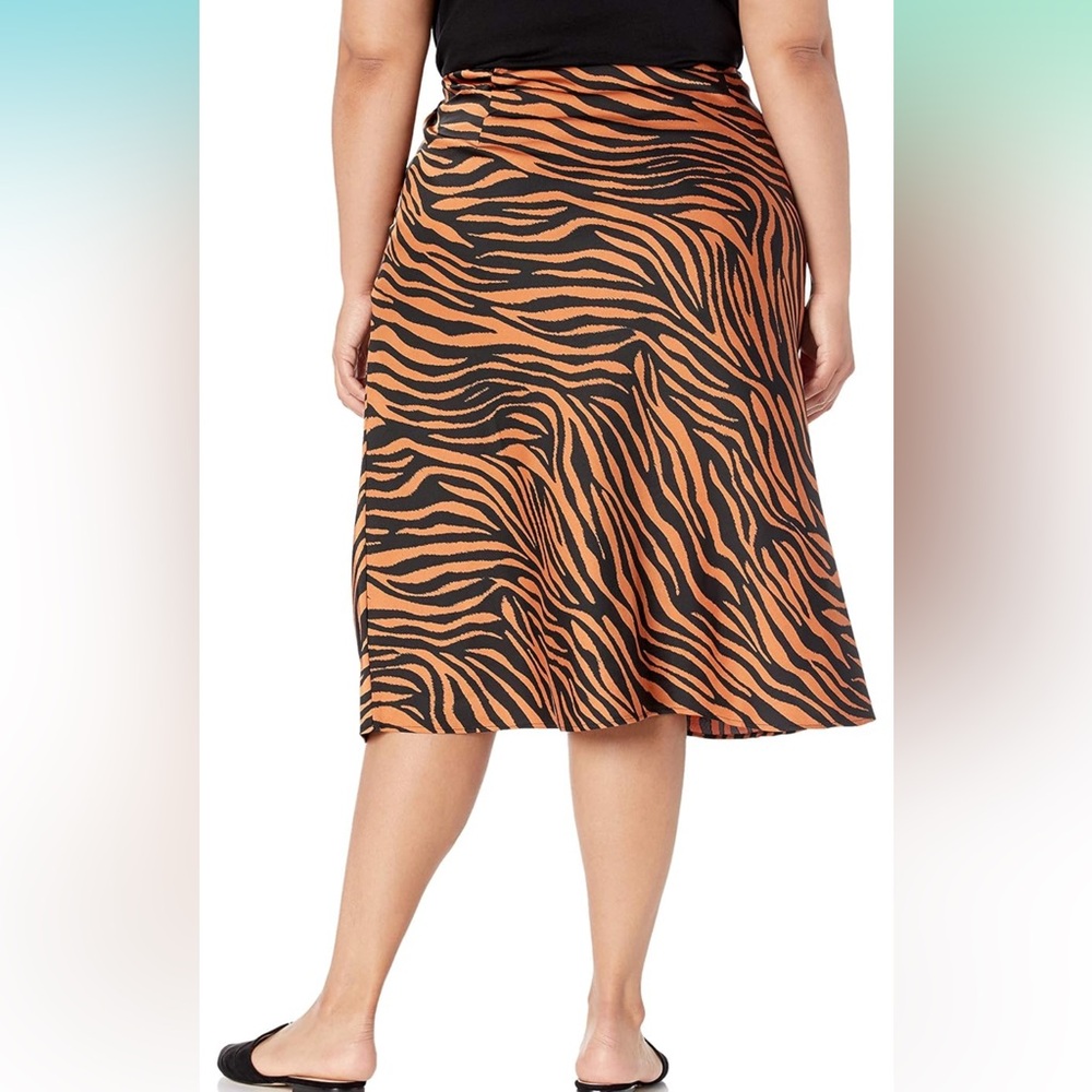 The Drop Animal Print  A-Line Skirt NWOT